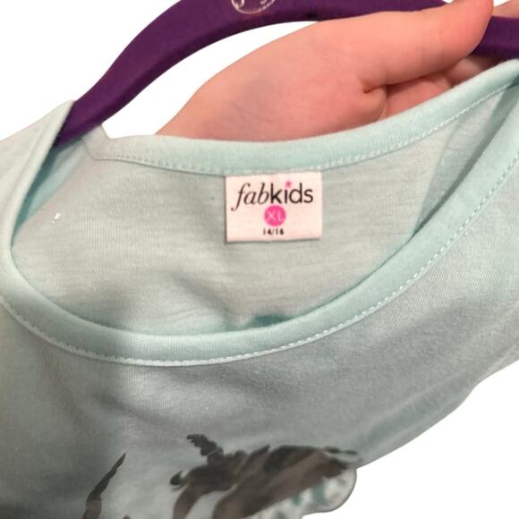 metallic and tulle unicorn dress! size 14-16 - Picture 3 of 6